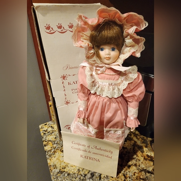 Katrina Porcelain Doll - Picture 1 of 6